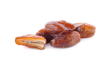 date palm on white background