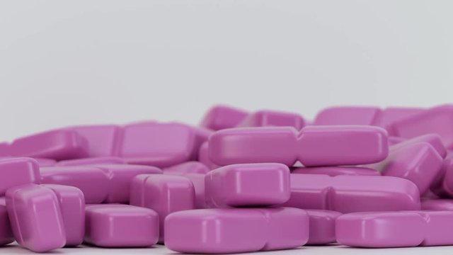 Tabletten - Pillen fallen auf den Boden