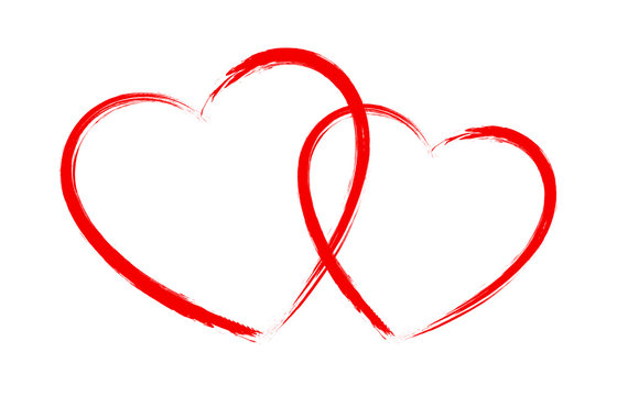 Red Heart Outline Images – Browse Stock Photos, and Video |
