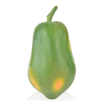 Papaya isolated on white backgroound.