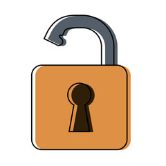 security padlock icon image