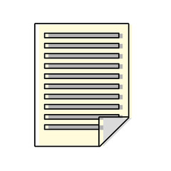 document page icon image