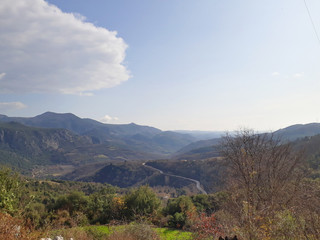 Naklejka premium Countryside