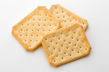 Toast bread isolated on the white background.