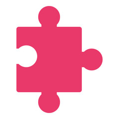 Obraz premium Puzzle piece icon