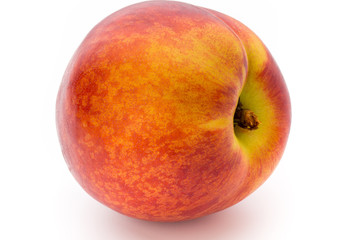 Peach. Fruit with isolated on white background.