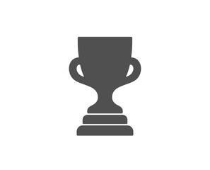Fototapeta na wymiar Award cup simple icon. Winner Trophy symbol. Sports achievement sign. Quality design elements. Classic style. Vector