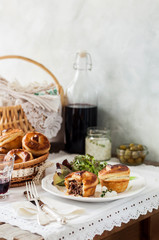 Individual Puff Pastry Meat Pies