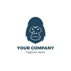 Gorilla Head Logo Template