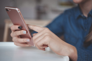phone in hand