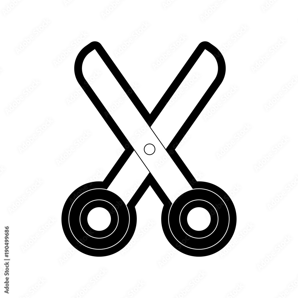 Poster scissors icon image
