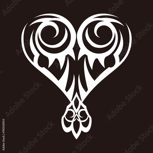 Artwork Artwork 3D-XL-Sticker Herz rot