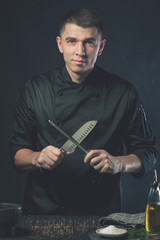 Chef Koch in der Küche