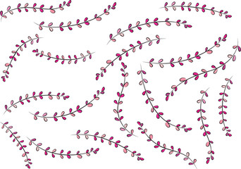 Plant with leaf background