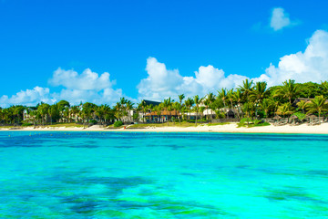 Beautiful summer landscape of the tropical coast