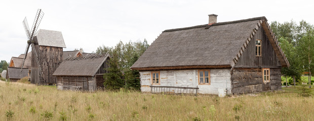 rural old wooden house