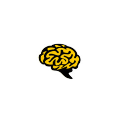 human brain vector illustraion