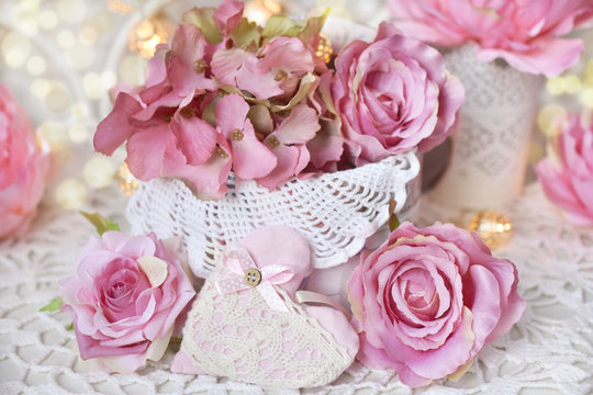 romantic decoration for wedding or valentines