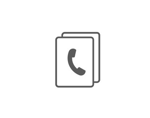 Phone Book Icon, contact list icon