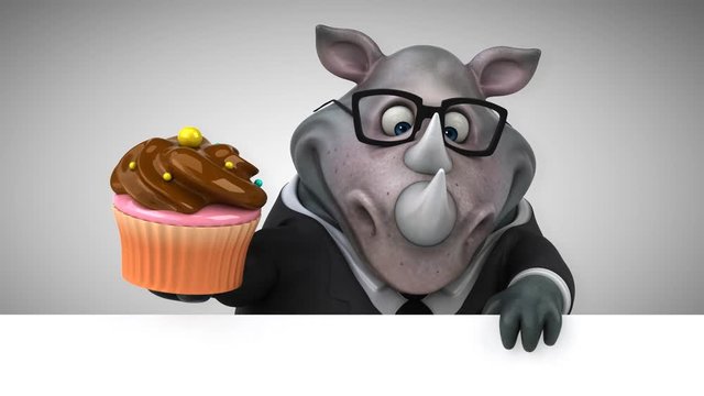 Fun rhino - 3D Animation