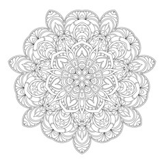 Hand drawn decorative mandala