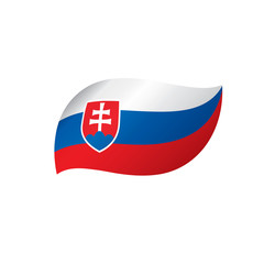 Slovakia flag, vector illustration