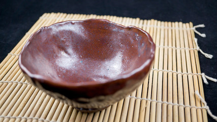 brown chawan