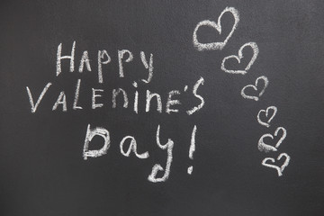 the inscription of St. Valentine's Day
