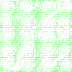 the microtexture geometry neon green