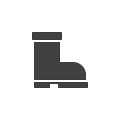 Safety boots icon vector