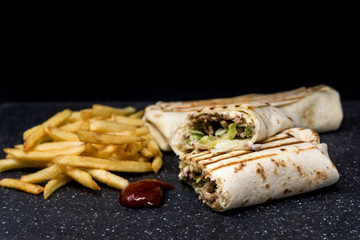 fresh mexican food on the table