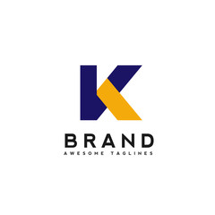 letter K logo simple design template Business corporate. creative  letter k logo design, best new letter K logo