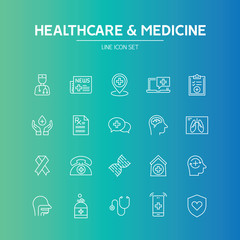 Healthcare Medicine Line Icon