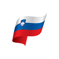 Slovenia flag, vector illustration