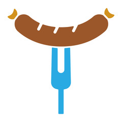 Fast Food Icon - Bratwurst