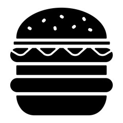 Fast Food Icon - Hamburger