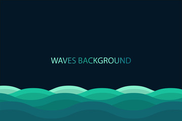 Water wave background , Blue color background