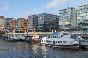 Fototapeta na wymiar Hafencity in Hamburg, Deutschland
