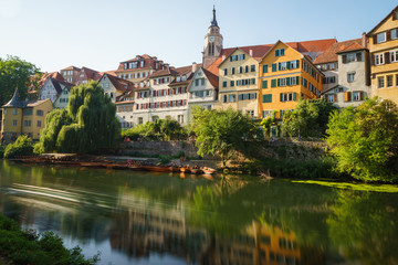 Fototapeta na wymiar Tübingen Stocherkahn