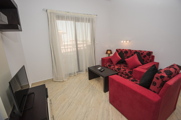 Interior design of an apartment living room show home