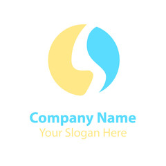 Abstract graphic icon, logo design template, symbol for company
