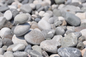 Fototapeta na wymiar stone, beach, pebbles, stones, pebble, rock, rocks, texture, nature, smooth, pattern, gray, grey, sea, granite, round, abstract, natural, backgrounds, gravel, textured