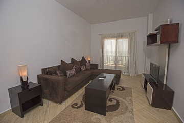 Interior design of an apartment living room show home