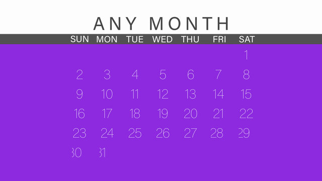Zoom In Calendar