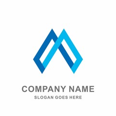 Fototapeta premium Geometric Triangle Pyramid Arrow Architecture Interior Building Business Company Stock Vector Logo Design Template