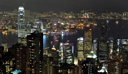 Fototapeta na wymiar Hong Kong urban city view