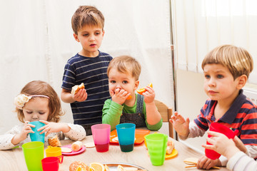Lunch in kindergarden