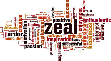 Zeal word cloud