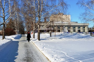 Площадь Сахарова в Барнауле