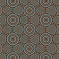 Abstract fractal geometric background computer-generated image